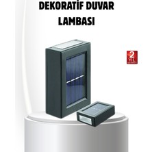 Solar Güçlü 6 LED Dış Mekan Lambası –  Aç/kapa Işık Sensörlü Aydınlatma