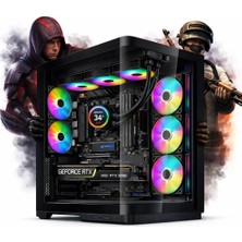 Hyper Rocket Qua Q1B I5-14400F 32GB Ddr5 Ram 1tb Nvme Rx 9060 Xt 16GB Masaüstü Oyuncu Oem Paket