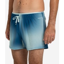 Decathlon Erkek Kısa Havuz Şortu - Haki - Desenli - 100 Cray