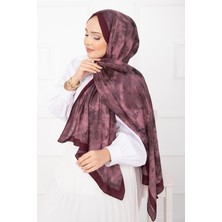 Msc Batik Desen Bambu Şal Serisi Bordo