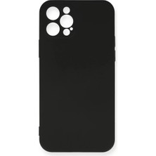 Uslucan Alışveriş Newface iPhone 12 Pro Max Kılıf Nano Içi Kadife Silikon - Siyah