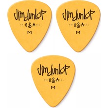 Jim Dunlop 479RMD Gitar Pena Medium 3 Adet Polys Yellow