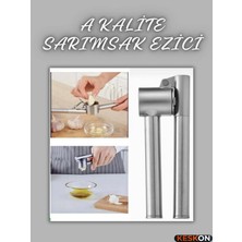 Keskon Profesyonel Paslanmaz Çelik Sarımsak Ezici – A Kalite Mutfak Aracı