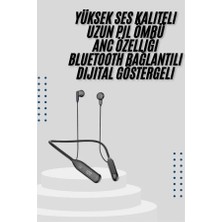 Uslucan Alışveriş Bluetooth Kulaklık Kablolu Android ve Ios Uyumlu Anc Özellikli