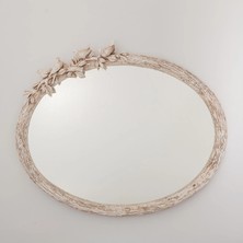 Selim Kuş Figürlü Ağaç Ayna Inci