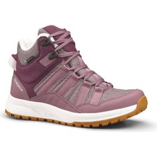 Decathlon Kadın Outdoor Kar Botu - Su Geçirmez - Siyah - 500 Mid - 41