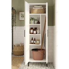 Robin Home Carmen Çok Amaçlı Dolap Vileda Banyo Dolabı Beyaz