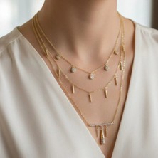 Xuping Jewelry Nokta Taşlı Model Kolye