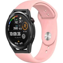 Kreton Huawei Watch Gt Runner ile Uyumlu Kordon Yumuşak Dokulu Esnek Jel Silikon Kayış