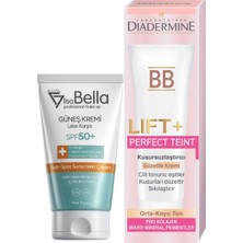 Duy By Utah Lisa Bella 50 ml Leke Karşıtı Güneş Kremi Spf 50+ Diadermine Lift+ Bb Krem Kusursuzlaştırıcı 50 ml