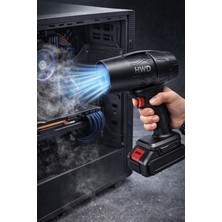 KCA Şarjlı Turbo Hava Üfleyici 24V Güçlü Motor Kablosuz Toz Temizleme Pc Araba Klavye Blower