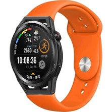 Kreton Huawei Watch Gt Runner ile Uyumlu Kordon Yumuşak Dokulu Esnek Jel Silikon Kayış