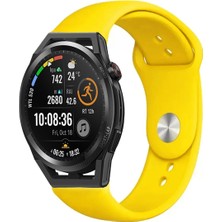 Kreton Huawei Watch Gt Runner ile Uyumlu Kordon Yumuşak Dokulu Esnek Jel Silikon Kayış