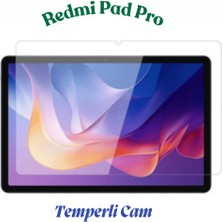 Fuchsia Redmi Pad Pro ile Uyumlu 12.1 Inç Temperli Cam Tablet Ekran Koruyucu