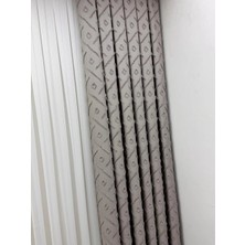 Nivemes Home Nivemeshome  Sedef Gri  1/3 Pileli Fon Perde