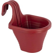 Serinova Tombik Tekli Askılı Balkon Saksısı 3 Lt