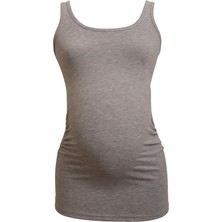 Luvmabelly 1001_1002 Gri Hamile Atleti %95 Pamuk %5 Elastan Rahat Kullanım İçin Tasarlandı
