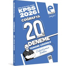 Edu Kariyer Coğrafyanın Kodları 2026 Kpss Coğrafya 20'li Branş Deneme Tamamı Çözümlü