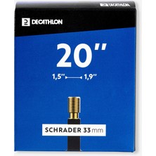 Decathlon 20" × 1,50/1,90 Schrader Valfli Iç Lastik