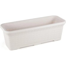 Serinova Hasır Balkon Saksı 12 Lt