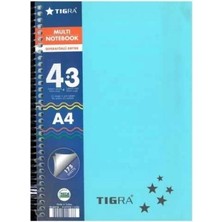 Tigra 4+3 Ayraçlı Defter 175SYF