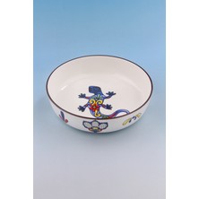 Bursa Porselen Dekor Kertiş Blue Porselen Salata Kasesi