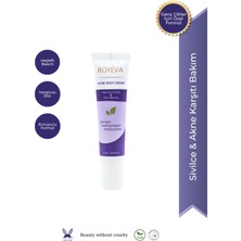 Royeva ROYÉVA Akne Karşıtı Sivilce Kremi | Salisilik Asit & Tea Tree Oil & Niacinamide | Leke Karşıtı Spot Bakım Kremi 15 ml