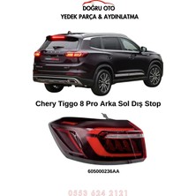 Doğru Ticaret Auto Parts Chery Tiggo 8 Pro Sol Dış Arka Stop Lambası