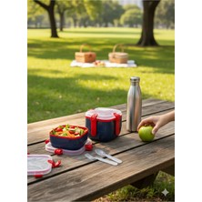 Bm House Bmhouse Bölmeli Sızdırmaz Beslenme Kabı – Kilitli Lunch Box