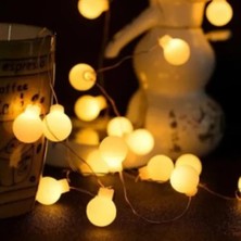 Akinco 5m 28 LED Gün Işığı Şeffaf Kablo Fişli Eklemeli