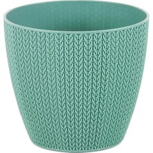 Serinova Sümela Örgü Desenli Saksı 2.5 Lt
