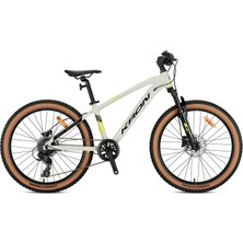 Kron XC100 24 Jant 13K 8 Vites H.disk Dağ Bisikleti Bej Neon Sarı