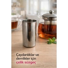 Bm House Bmhouse 304 Çelik Demlik Süzgeci - Cam Demlik ve Çaycı Makineleri Uyumlu