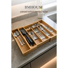 Bm House Bmhouse Ayarlanabilir Bambu Kaşıklık 7 Bölmeli Çekmece Içi Kaşıklık Düzenleyici