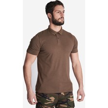 Decathlon Polo Tişört - Avcılık ve Doğa Gözlemi - Kahverengi - S