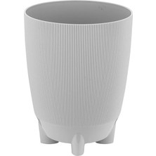 Poliwork Luna Ayaklı Modern Saksı 4 Lt 182x237 mm - Estetik İç Mekan Saksısı