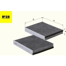 Fil Filter Polen Filtresi  Karbonlu Tourneo Connect-Transit Connect  1.5 Eco Blue ZTGA-Z2GA  1709013/ 1776360 Fıl Fılter HCK7212