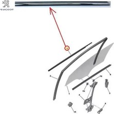 Sağ Ön Cam Diş Fitil 301 C-Elysee Peugeot 9677616580