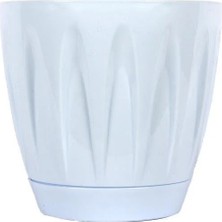 Serinova Papatya Tabaklı Saksı 0.7 Lt – Mikro Boy 700 Ml Tabaklı Papatya Saksısı