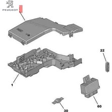 Sigorta Kutu Kapağı  Partner Tepee Peugeot