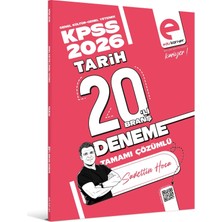 Edu Kariyer Sadettin Hoca 2026 Kpss Tarih 20'li Branş Deneme Tamamı Çözümlü