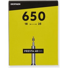 Decathlon Iç Lastik - 650 x 18 / 25 - 48MM - Presta Valf Uyumlu