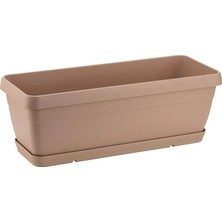 Poliwork Tabaklı Balkon Saksı 11 Lt 495*195*175 mm