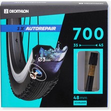 Decathlon 700 × 35/45 48 mm Iç Lastik Schrader Valf Uyumlu
