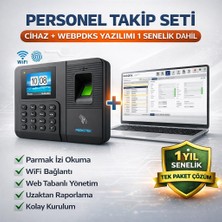 Perkotek P20 Parmak Izi Personel Takip Cihazı + 1 Yıllık Webpdks Yazılım Dahil Wifi Set