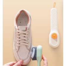 Clean 3 Adet Sıvı Hazneli Temizlik Fırçası Ayakkabı Mutfak Bulaşık Banyo Temizleme Fırçası Yıkama Fırçası