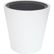 Serinova Çizgili Konik Saksı No:3