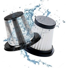 Kobb KBV20F 12V/ŞARJLI Hibrit Araç Süpürgesi Için Yedek Hepa+Çelik Filtre