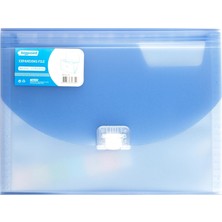 Bigpoint 1 Adet A4 Boyutunda Mavi Renkli Koruklu Dosya 13 Cepli Kılıtlı