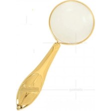 Erdo Ticaret Buğz Altın Renkli 5X45MM Zarif Işlemeli Özel Tasarlanmış Hediye BÜYÜTEÇMG181557